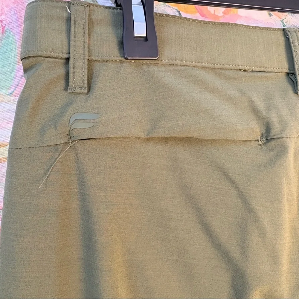 Fabletics Men’s Performance Golf Pants Stretch Olive Green Slim 32x28